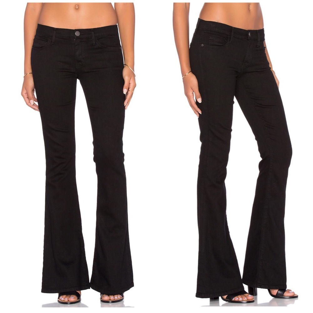 Current/Elliott The Low Bell Jeans Black 26